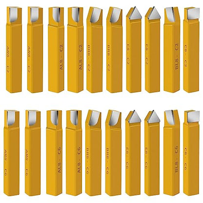 20 pc 3/8"Carbide Tip Tipped Cutter Tool