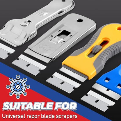 DIYSELF 1000 Pack Single Edge Razor Blades, High Carbon Steel Bulk Refills - size: 1000-Pack