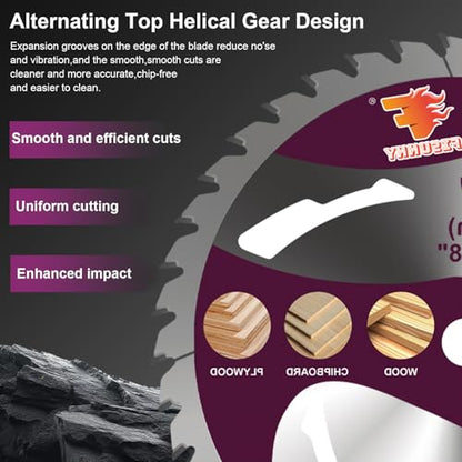 10" Circular Saw Blade, 32T&60T 2pcs-Set, Table Saw Blade, Miter Saw Blade.