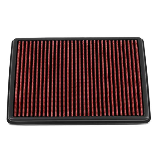 DNA Motoring AFPN-207-RD Washable Drop In Panel Air Filter Enhance Engine Performance Power & Acceleration Improve [Compatible with 17-19 Elantra / 18-20 Kona / 19-20 Veloster / 19 Fort / 20 Soul ] - style: HYUNDAI ELANTRA 2017-2019, HYUNDAI KONA 2018-202