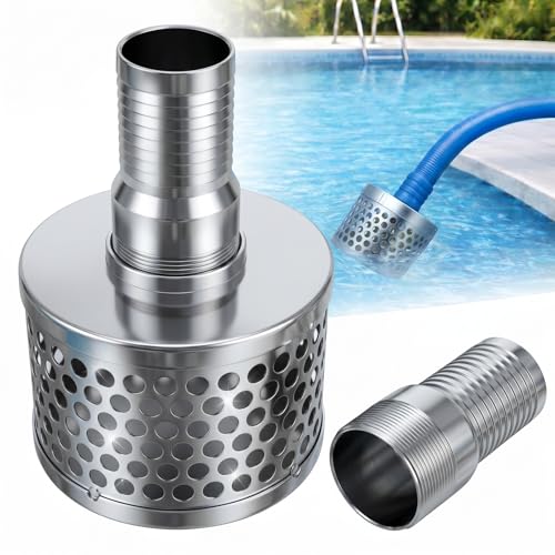 Fumete 2 Inch Pump Strainer Round Hole Suction Strainer Filter - size: 2 Inch