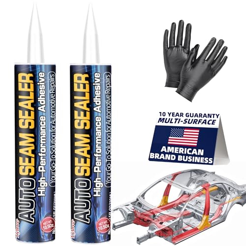 Seam Sealer Automotive-Professional Grade High Strength Waterproof Adhesive for Truck,Marine,Auto Body Repair, Rust & Leak Prevention-Quick Paintable Sealant for Metal,Plastic,RV Roof Sealant White - color: White 2