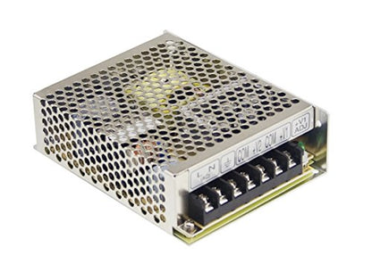 Mean Well RD-65B Enclosed Switching AC-to-DC Power Supply, Dual Output, 5V-24V, 68W, 1.5" H x 3.9" W x 5.1" L