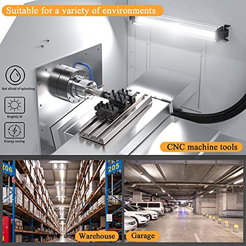 Led Industrial Machine Tube Light, IP66 Waterproof Explosionproof Work Lamp 13" 8W for CNC Internal, 110V to 220V Universal - size: 13 inch, 8W