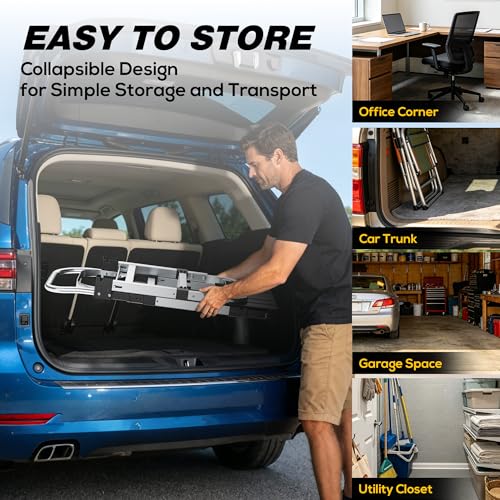 3 in 1 Convertible Hand Truck Dolly, 600Lbs Heavy Duty Folding Hand Truck Dolly Cart with Wheels, Adjustable Handle Angle & Expandable Base for Moving Home, Shopping, Office, Warehouse, Black - color: Black