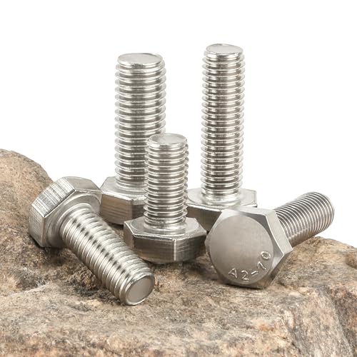240PCS 1/4-20 Hex Bolts and Nuts Assortment Kit, 304 Stainless Steel 1/4-20 x 1/2'', 3/4'', 1'', 1-1/2'', 2'', 2-1/2'', 3'' Hex Bolts Nut and Flat & Spring Washers Assorted Set for Automotive - size: 1/4-20