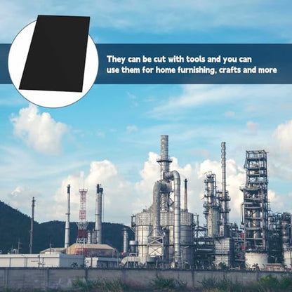 Sasylvia 1 Pcs 1/2" X 36'' X 48'' Black Hdpe Plastic Sheet - color: Black, size: 1/2" X 36'' X 48'