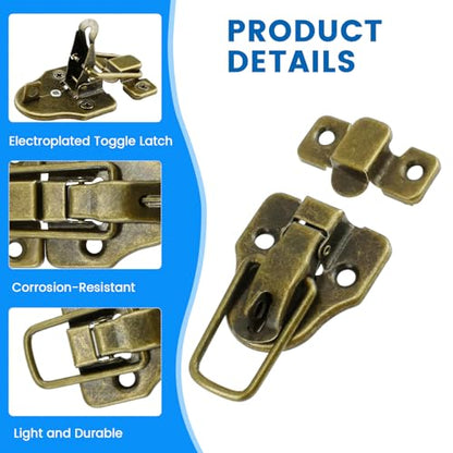 SDTC Tech 2-Pack Retro Bronze Style Box Toggle Latch - color: Bronze