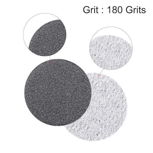 1-Inch Wet or Dry Sandpaper Sanding Paper disc Sanding Discs 180 Grit 100 Pcs - size: 100Pcs 1-inch 180 Grit