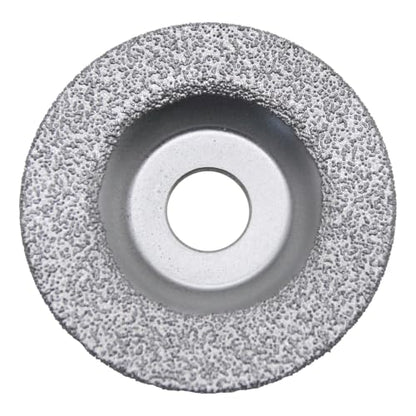 4 Inch Diamond Grinding Cup Wheel, Convex Vacuum Brazed Grinding Disc for Iron Steel Granite Marble Ceramic Tile, 7/8 Inch Arbor, 30/40 Grit