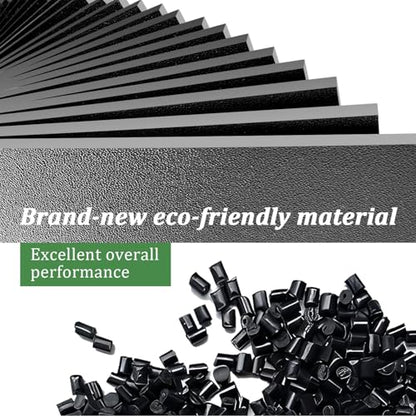 ABS Plastic Sheet 12 x 16 x 1/8 inch Thick 3mm Moldable Plastic Sheet Black Thermoplastic Sheet Good Thermoforming, for DIY Crafts (2, Black, 12 x 16 x 1/8) - size: 12 x 16 x 1/8