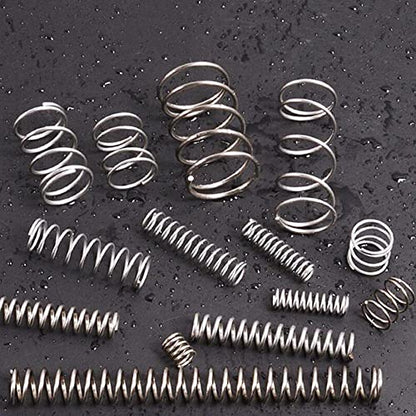 1/2 Sets Spring Assortment kit, 200pcs Heavy Steel Wire-Metal Extension Spring Replacement Kit (2)