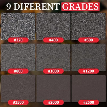 600 Grit Sanding Sponge Set for Wood - style: 600Grit