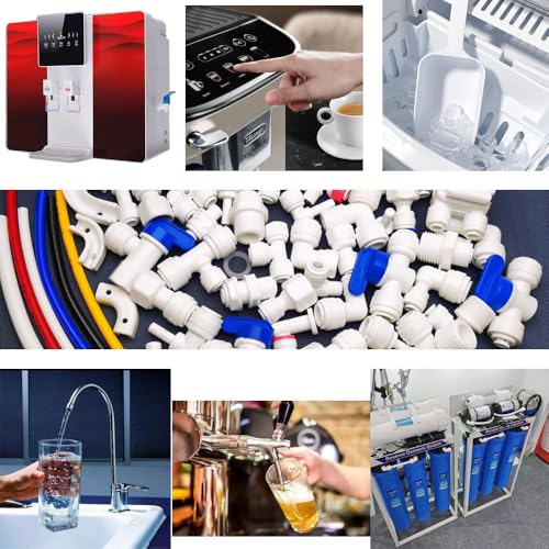 Malida 1/4 inch Quick Connect Check Valve for RO purifiers Water Reverse Osmosis System,6pack. - style: Check Valve,6 PCS
