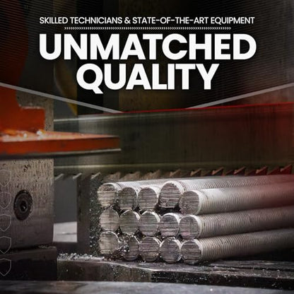 Conquest A307 Zinc Plated Threaded Rod 3/4"-10 x 24 - size: 3/4"-10 x 2'