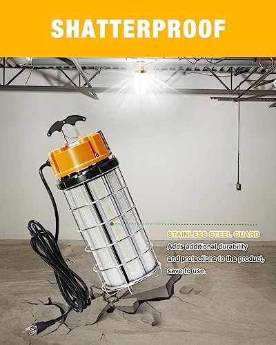 LED Temporary Work Light 250W 30000LM 5000K Construction Lights - size: 250W with 10FT Cord