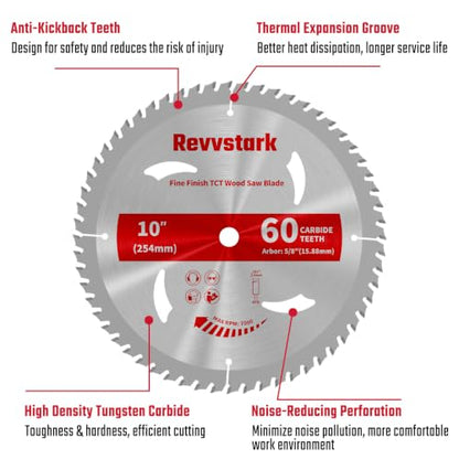 10 Inch 60T Table Saw Blades Circular Saw Blade for Wood Cutting - size: 10 In 60T