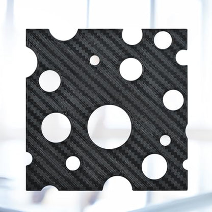 Textured PEI & Smooth PET (Carbon Fiber Pattern) Heat Bed Plate Flexible Print Bed Compatible with Bambu Lab A1 mini - color: PEI & PET (Carbon Fiber Pattern), size: 184mm A1 mini