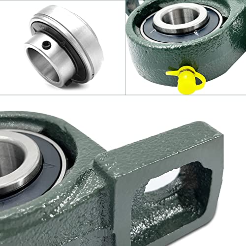 6Pcs UCP201-8 Pillow Block Bearing with 1/2" Bore Mounted Pillow Block Bearings Chrome Steel Bearings Self-Alignment - size: UCP201-8-6pcs