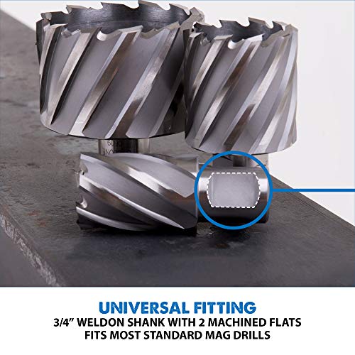 Evolution CC112L 1-1/8-Inch Diameter x 2-Inch Depth of Cut Cyclone High Speed Steel Annular Cutter - size: 1-1/8-Inch Diameter x 2-Inch Depth, style: High Speed