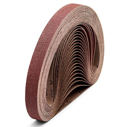 1x30 Sanding Belt 80 Grit, 24 Pack - color: 80 Grit, size: 1x30in