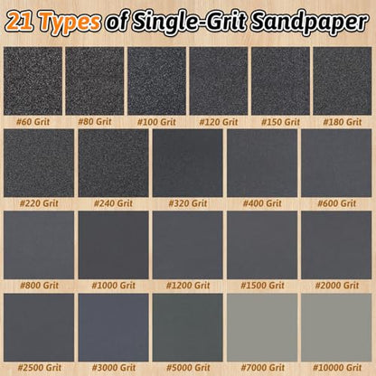 30 PCS Wet Dry Sandpaper 2000 Grit Sheets for Polishing & Finishing - color: 2000G, size: 9x3.6 Inch
