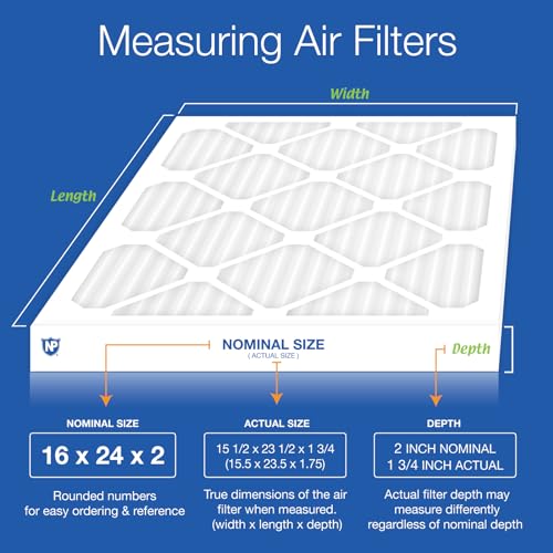 Nordic Pure 16x24x2 Pleated MERV 13 Plus Carbon Air Filters 3 Pack - style: MERV 13 + Carbon