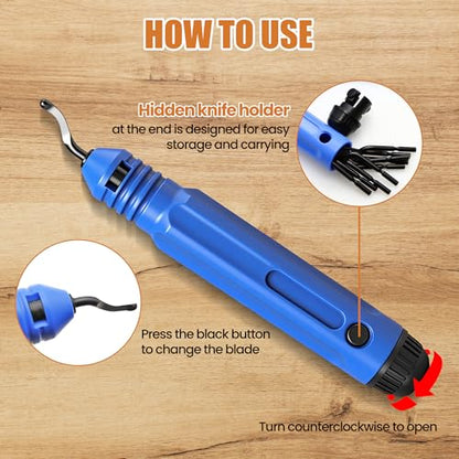 Flexible Deburring Tool 3D Printing Deburring Cutter for Metal, PVC