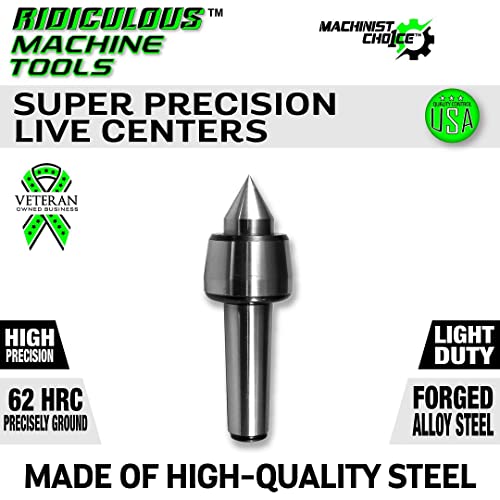6MT Super Precision Live Center (0.000275) T.I.R. Machinist Choice - size: 6MT