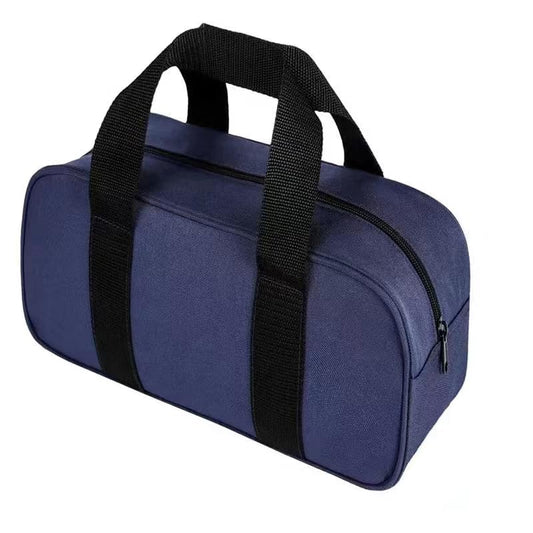 Heavy Duty Tool Bag, Waterproof Tool Organizer with Wide Open Mouth for Electrician, Carpenter, Mechanic & BBQ - Durable Oxford Cloth Construction, Portable Tool Tote (1, Blue) - color: Blue