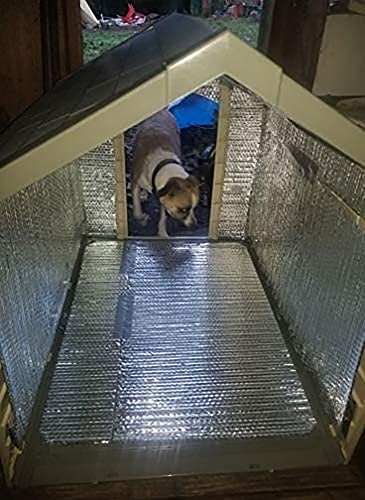 US Energy Products Reflective Foam Core Insulation Shield, Heat Shield, Thermal Insulation Shield Vapor Barrier (R8) Water Proof Meets All Fire Codes (1/4 inch Thick) (3ft x 20ft (60 sqft)) - style: 3ft x 20ft (60 sqft)