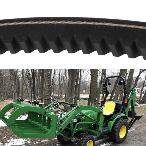 1/2 x 36 IN Cogged V-Belt for Enhanced Wear Resistance and Flexibility Compatible with Woods Equipment 70341