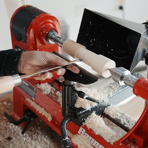 Overall length: 23 3/4" Carbide Tipped Finisher Chisel For Woodturning, Beech handle length: 15 1/2", Tool bar length: 8 1/4", Tool bar thickness: 1/2" Square, with 15 * 2.5mm-30°TCT ROUND BLADE - color: M2048t