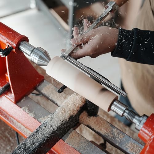 Overall length 23 3/4" Carbide Tipped Rougher Chisel For Woodturning, Beech handle length: 15 1/2", Tool bar length: 8 1/4", with 5 * 15-2.5mm TCT SQUARE BLADE - color: M2049t