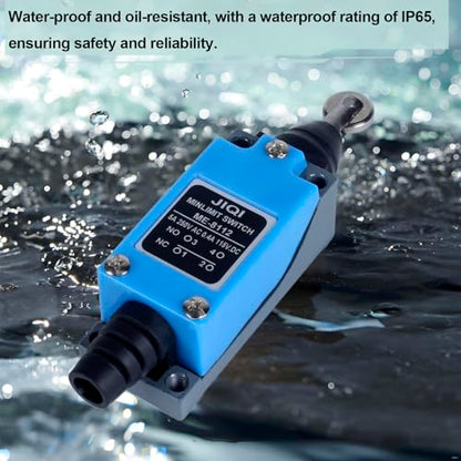 Momentary Limit Travel Switch,Horizontal Roller Plunger Type,NO/NC Self-Resetting Travel Switch (4PCS) - style: ME-8112