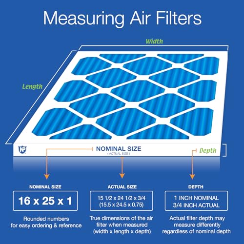 Nordic Pure 16x25x1 Pleated MERV 7 Plus Carbon Air Filters 6 Pack - style: MERV 7 + Carbon