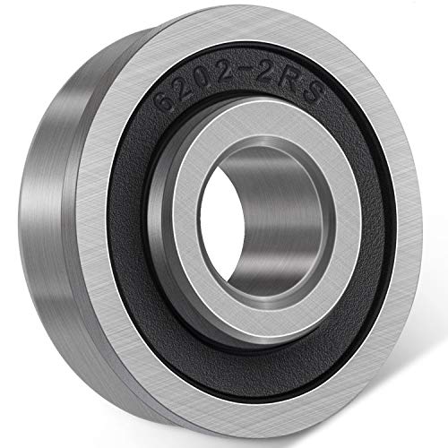 10Pcs Flanged Ball Bearings ID 5/8" x OD 1-3/8" for Lawn Mower, Wheelbarrows, Carts & Hand Trucks Wheel Hub, Alternative to Snapper, JD, MTD, Marathon AYP Etc, Deep Groove Ball Bearing - size: ID 5/8" x OD 1-3/8"