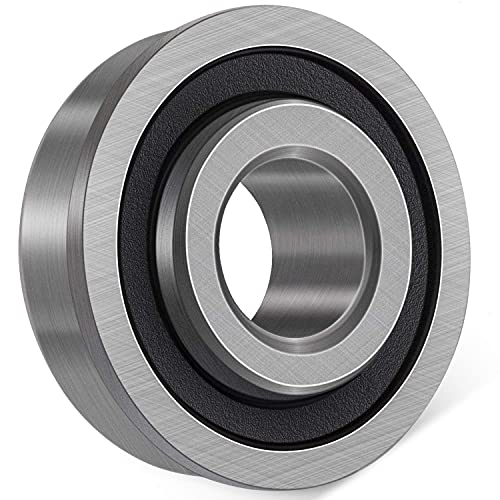 10pcs Flanged Ball Bearings ID 3/4" x OD 1-3/8" for Lawn Mower, Wheelbarrows, Carts & Hand Trucks Wheel, Alternative to 532009040, AM118315, AM127304, 10513, 251210 Etc. - size: ID 3/4" x OD 1-3/8"