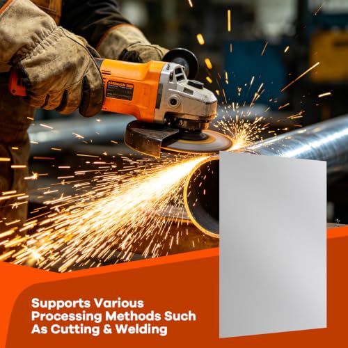 2 Pack 20" x 30" Premium Thin A36 Steel Plates, Smooth Oil-Proof Easy-Clean Metal Sheets, Versatile Steel Panels for Kitchen Splash Guard, Parts Processing and Mechanical Manufacturing - size: 2 Pack 20" x 30"