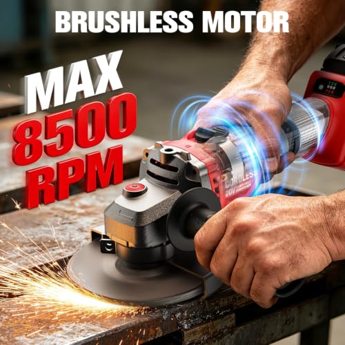 20V Cordless Angle Grinder, Compatible with Milwaukee M18 Battery