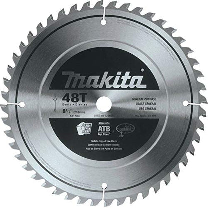 Makita A-95934 8-1/2-Inch 48T Carbide-Tipped Miter Saw Blade