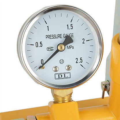 Manual Water Pressure Test Pump 2.5MPa, Hydraulic Pipeline Tester 25KG