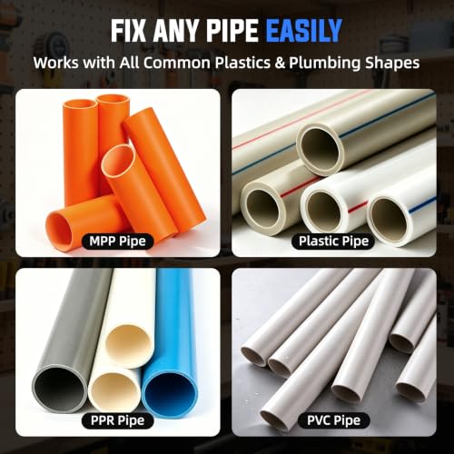 Valkynos 3PCS Internal & External Pipe Threading Tool, 1/2'' 3/4'' 1'' PVC Pipe Threader Kit with Storage Case, Heavy-Duty Alloy Steel, Electric Drill Compatible for Plumbing and Home Repair - size: 1"+1/2"+3/4"