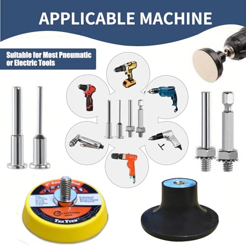 294 PCS 2 Inch Die Grinder Sanding Discs with 1/4" &1/8"Roll Lock , Compatible with Both Die Grinders and Power Drills for Surface Conditioning, Sanding & Polishing，Sanding Pads Includes 40-10000 Grit