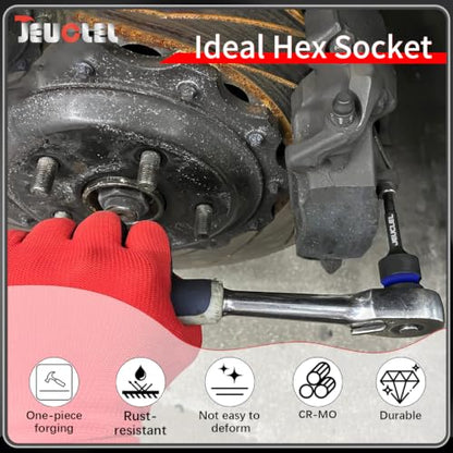 17mm Hex Impact Bit Socket, H17 1/2" Drive Allen Socket, Cr-Mo - size: 1PC | H17 17MM