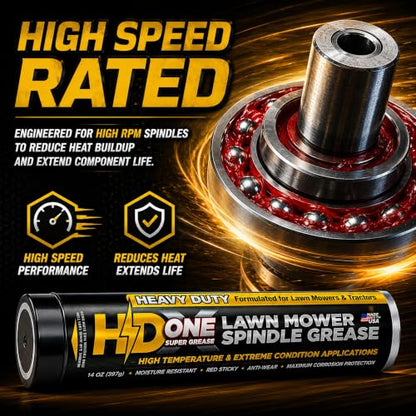 2-Pack X-ONE Heavy Duty Hi-Temp Premium Bearing Grease for Wright Stander