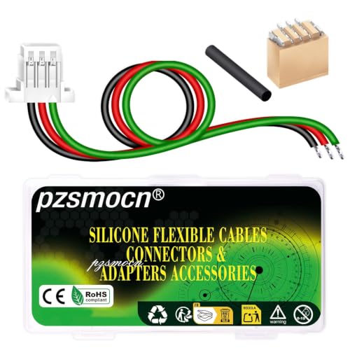 15 Sets/60 Pcs Mini Micro JST-SH-SMD-VHR 1.0mm 3-Pin Connector Kit - size: 3-Pin, style: JST-SH-VHR