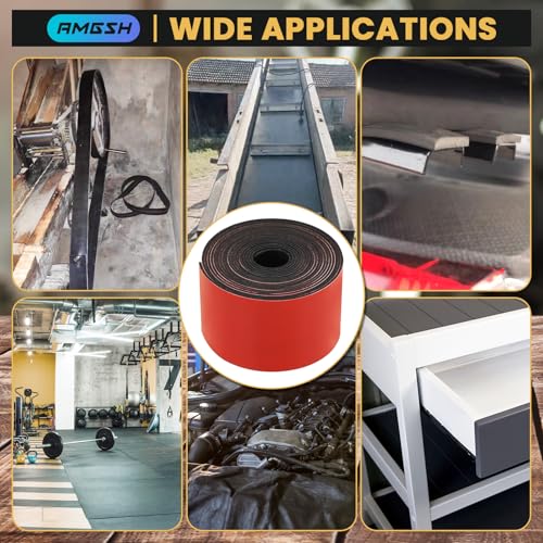 Neoprene Rubber Strip (1, Black, 1/16" Thick × 2" Wide × 10' Long) - size: 1/16" Thick × 2" Wide × 10' Long