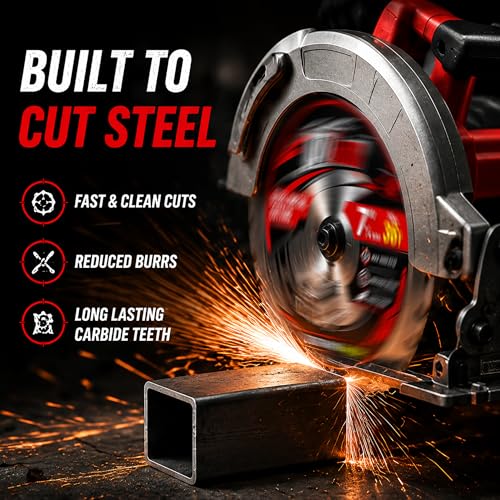 YOLAN 7-1/4" Metal Cutting Blade 36T, TCG Carbide, 5/8" Arbor