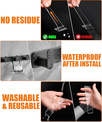 Double Sided Tape, 2 Rolls Heavy Duty Nano Mounting Tape, Removable